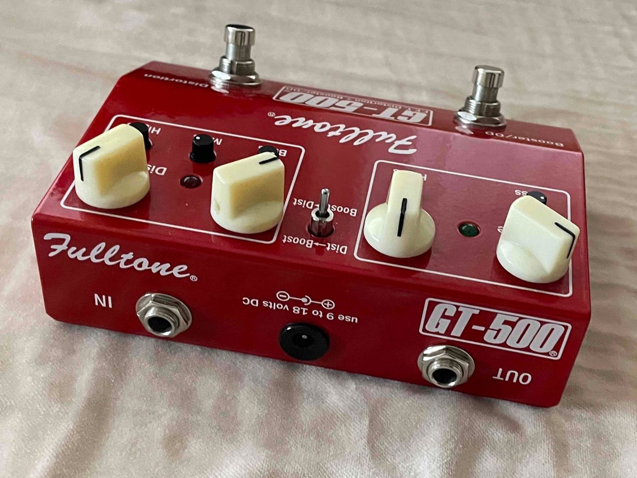 Fulltone GT-500 Booster/OD Distortion Pedal